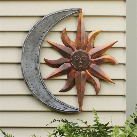 metal wall art for outside of house|colorful outdoor metal wall art.